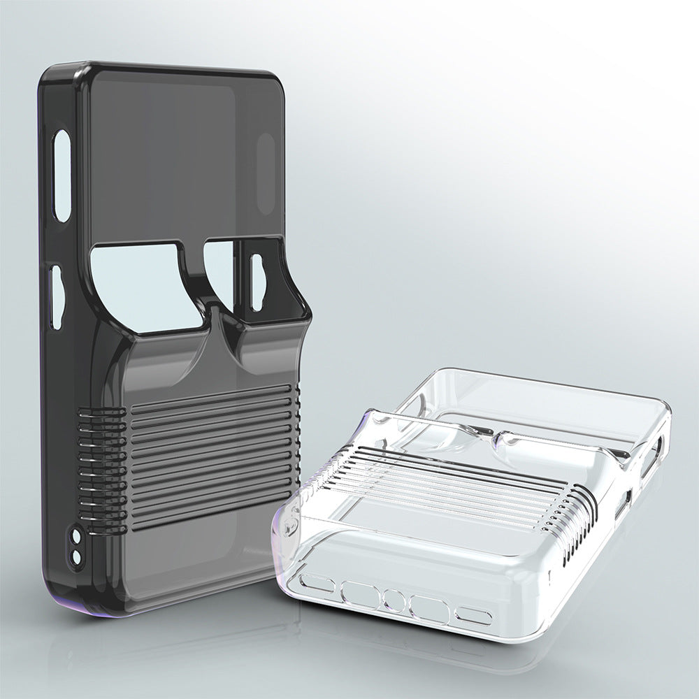 Suitable For R36s New Open Source Handheld Protective Cover Portable Game Accessories Storage Transparent Shell R36S Integrated
